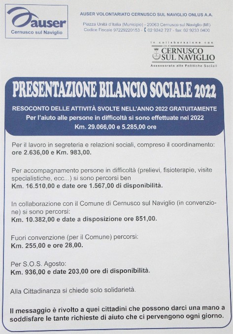 Bilancio Sociale 2022